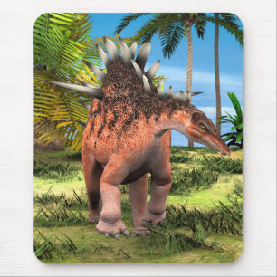 Kentrosaurus Dinosaur Jungle Prehistorische Kunst Muismat