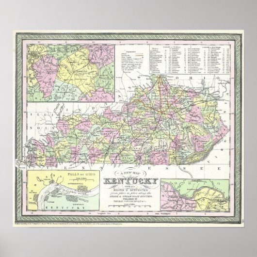  Kentucky (1850) Poster (Voorkant)