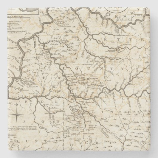 Kentucky 2 stenen onderzetter (Voorkant)