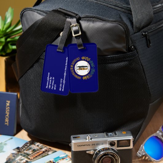 Kentucky Bagagelabel (Voorkant /achterkant)