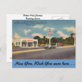 Kentucky, Baker Hill Service, Bowling Green Briefkaart (Voorkant / Achterkant)