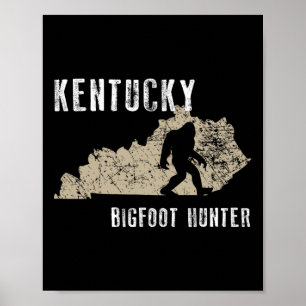 Kentucky Bigfoot Hunter Poster