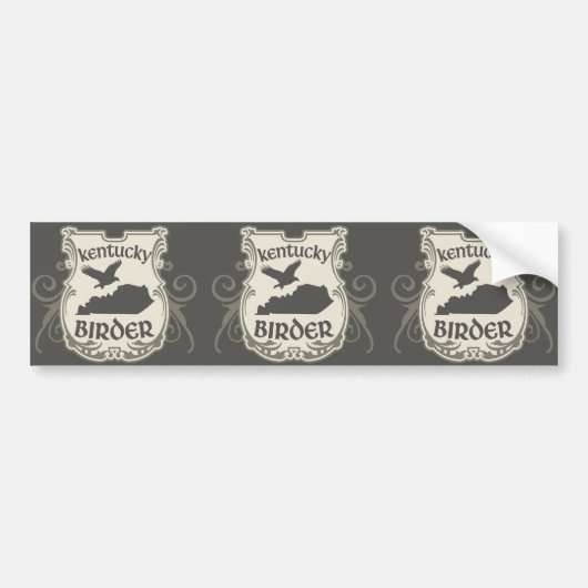Kentucky Birder Bumpersticker (Voorkant)