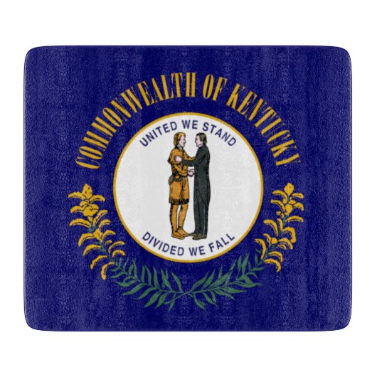 Kentucky: Blauwgras Gemenebest Amerikaanse staatsv Snijplank (Voorkant)