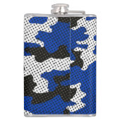 Kentucky Blue White Classic Camo Pattern Heupfles (Achterkant)