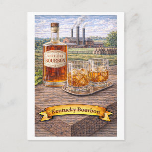 Kentucky Bourbon (Amerikaanse Voedsel Serie) Briefkaart