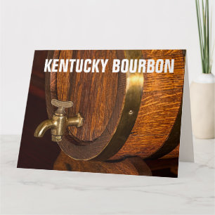 KENTUCKY BOURBON BARREL VERJAARDAG GROTE GROET KAART
