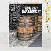 KENTUCKY BOURBON CARTES DE SALUT D'ANNIVERSAIRE (Fleur jaune)