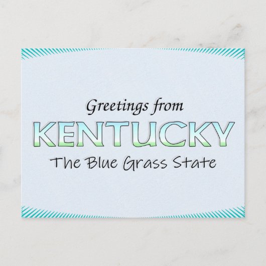 Kentucky Briefkaart (Voorkant)