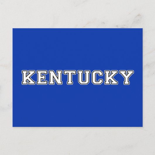 Kentucky Briefkaart (Voorkant)