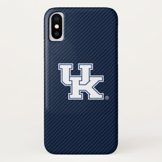 Kentucky | Brits koolstofvezelpatroon Case-Mate iPhone Case (Achterkant)