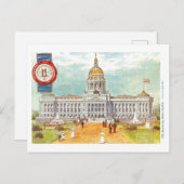  Kentucky Capitol met zegel Briefkaart (Voorkant / Achterkant)