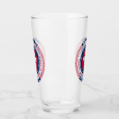 Kentucky Circular Typography Design Glas (Links)