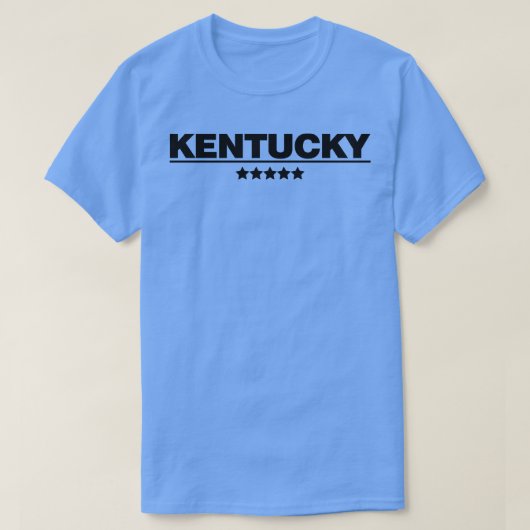 Kentucky City Text BW TShirt (Design devant)