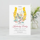 Kentucky Derby 151st Invitation with Horseshoe (Debout devant)