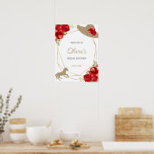 Kentucky Derby Bruidsfeest Welkom bord Poster (Keuken)