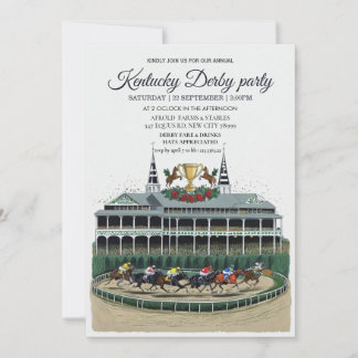 Kentucky Derby Party Invitation Churchill Downs Ho