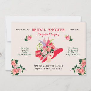 Kentucky Derby Pet Bridal Shower Invitation Kaart