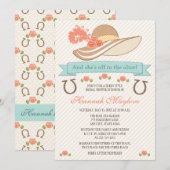 KENTUCKY DERBY PET BRIDAL SHOWER INVITATION KAART (Voorkant / Achterkant)