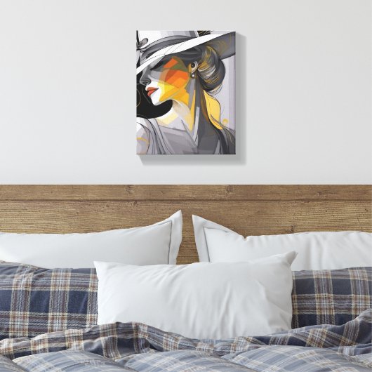 Kentucky Derby Pet Design Wrapped Canvas Wall Art (Insitu (Slaapkamer))