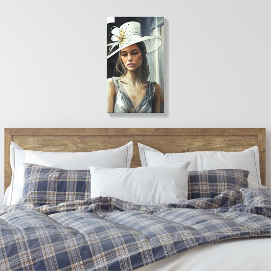 Kentucky Derby Pet schilderij Canvas Afdruk (Insitu (Slaapkamer))