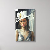 Kentucky Derby Pet schilderij Canvas Afdruk (Voorkant)