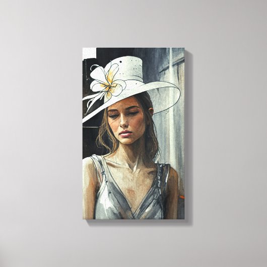 Kentucky Derby Pet schilderij Canvas Afdruk (Voorkant)