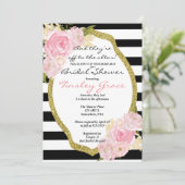 Kentucky Derby thema douche uitnodiging (Staand voorkant)