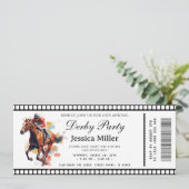Kentucky Derby Ticket Invitation (Debout devant)