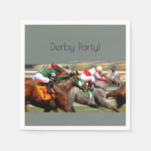 Kentucky Derby Viewing Party Cocktail Napkins Servet