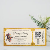 Kentucky Derby VIP Ticket Invitation (Debout devant)