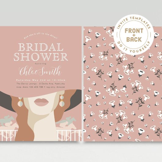 Kentucky Derby Vrijgezellenfeest, een modern racep Kaart