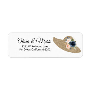 Kentucky Derby Wedding Personalized Label