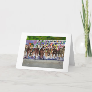 Kentucky Derby-Wenskaart Kaart
