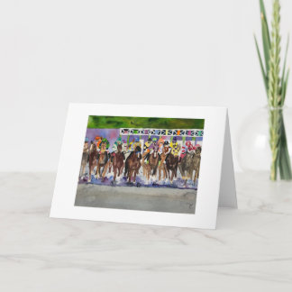 Kentucky Derby Wenskaarten Kaart