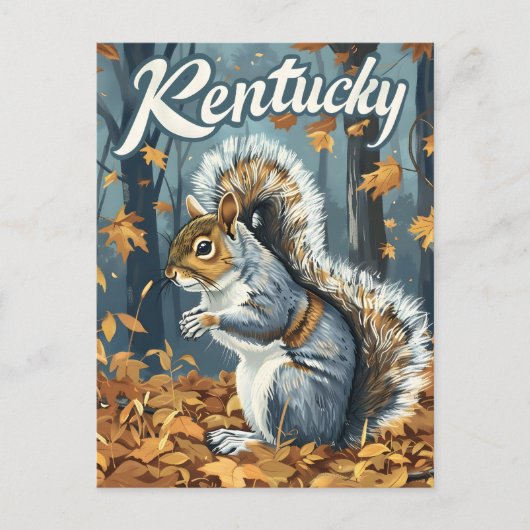 Kentucky eekhoorn briefkaart (Voorkant)