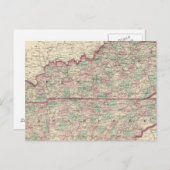 Kentucky en Tennessee Briefkaart (Voorkant / Achterkant)