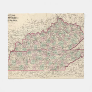 Kentucky en Tennessee Fleece Deken