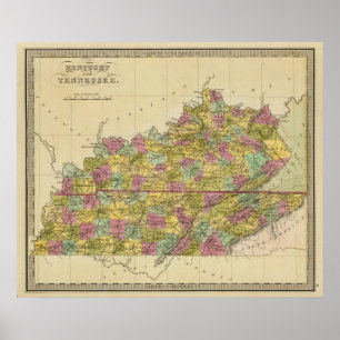 Kentucky en Tennessee Poster
