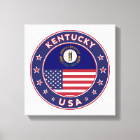 Kentucky, États-Unis, affiche du Kentucky, toile