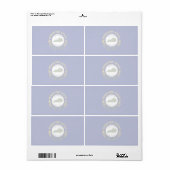 Kentucky Faint Banner Étiquette d'expédition (Feuille entière)