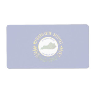 Kentucky Faint Banner Verzendlabel