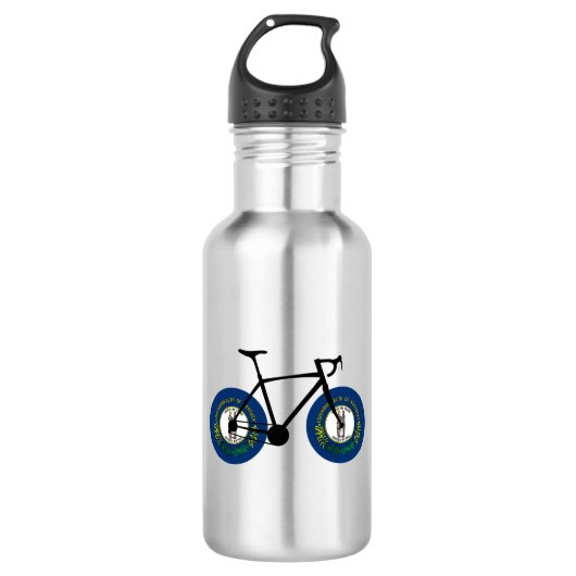 Kentucky Flag Cycling Waterfles (Voorkant)