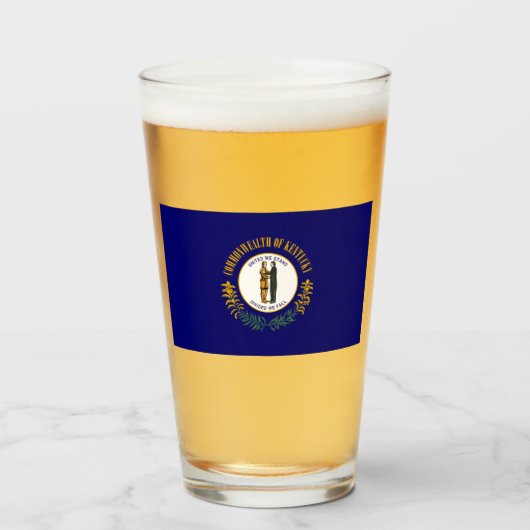 KENTUCKY FLAG GLAS (Voorkant gevuld)