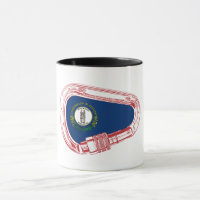 Kentucky Flag klimmer Carabiner