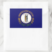 Kentucky Flag Rechthoekige Sticker (Tas)