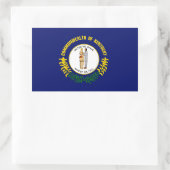 Kentucky Flag Rechthoekige Sticker (Tas)
