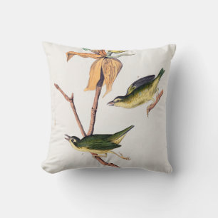 Kentucky Fly-Catching Warbler Birds Illustration Kussen