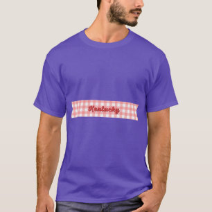 Kentucky Geruite Label Actief T-shirt