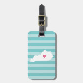 Kentucky Heart | thuisstaat Bagagelabel (Voorkant verticaal)